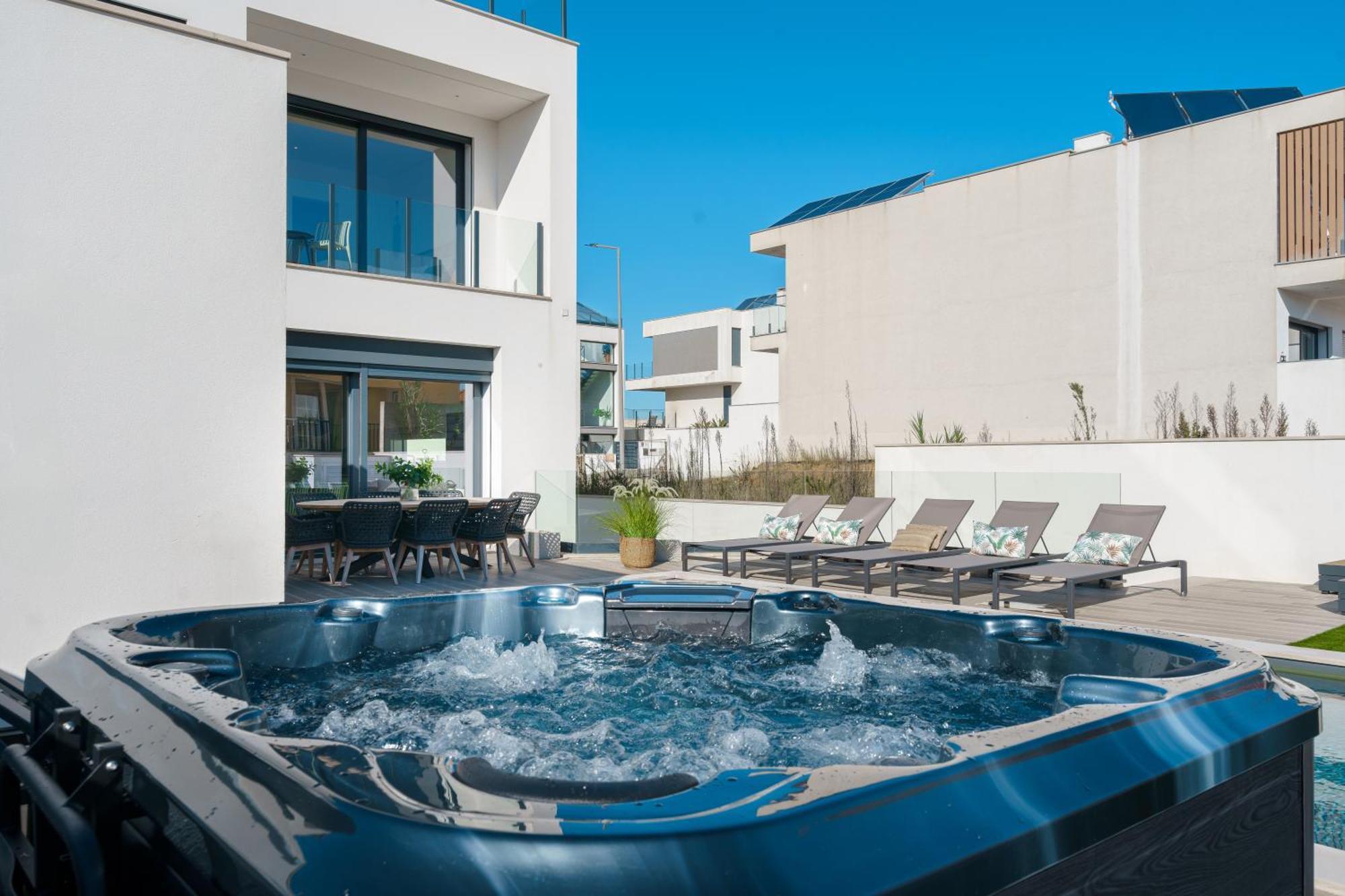 Paradise Villa, Luxury Villa Near The Beach Ribamar  Extérieur photo
