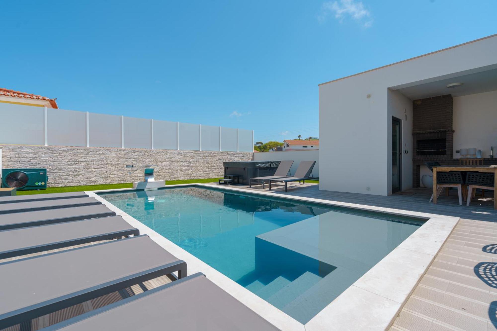 Paradise Villa, Luxury Villa Near The Beach Ribamar  Extérieur photo